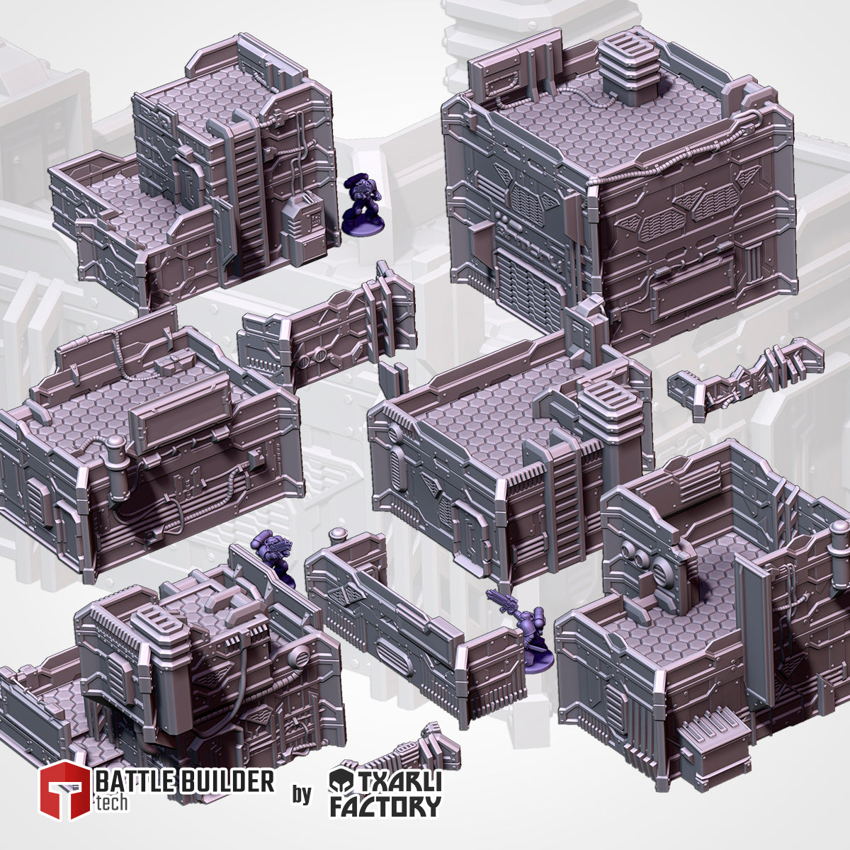 Sci-fi City Set