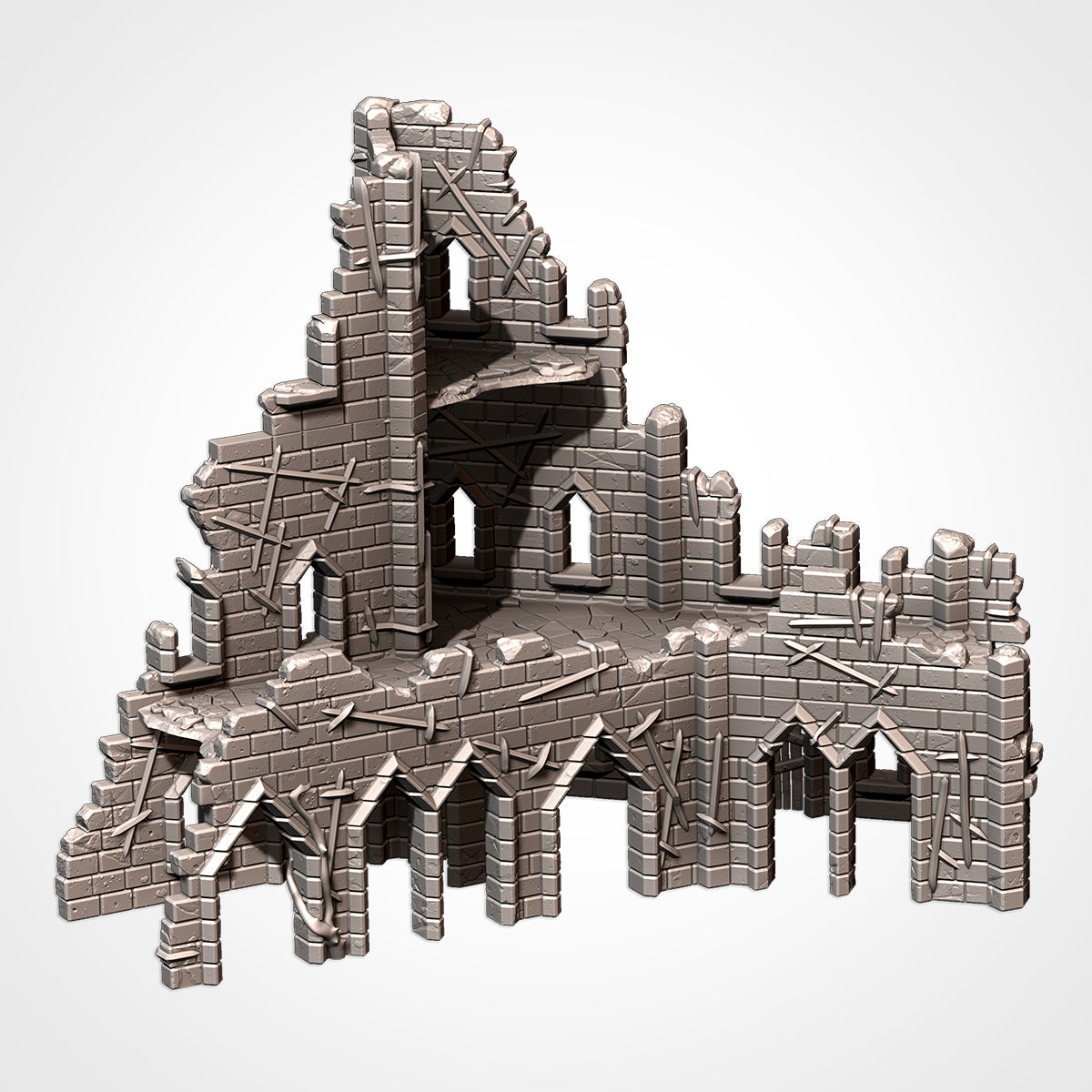 Cursed Fortress - Ruined Building 1