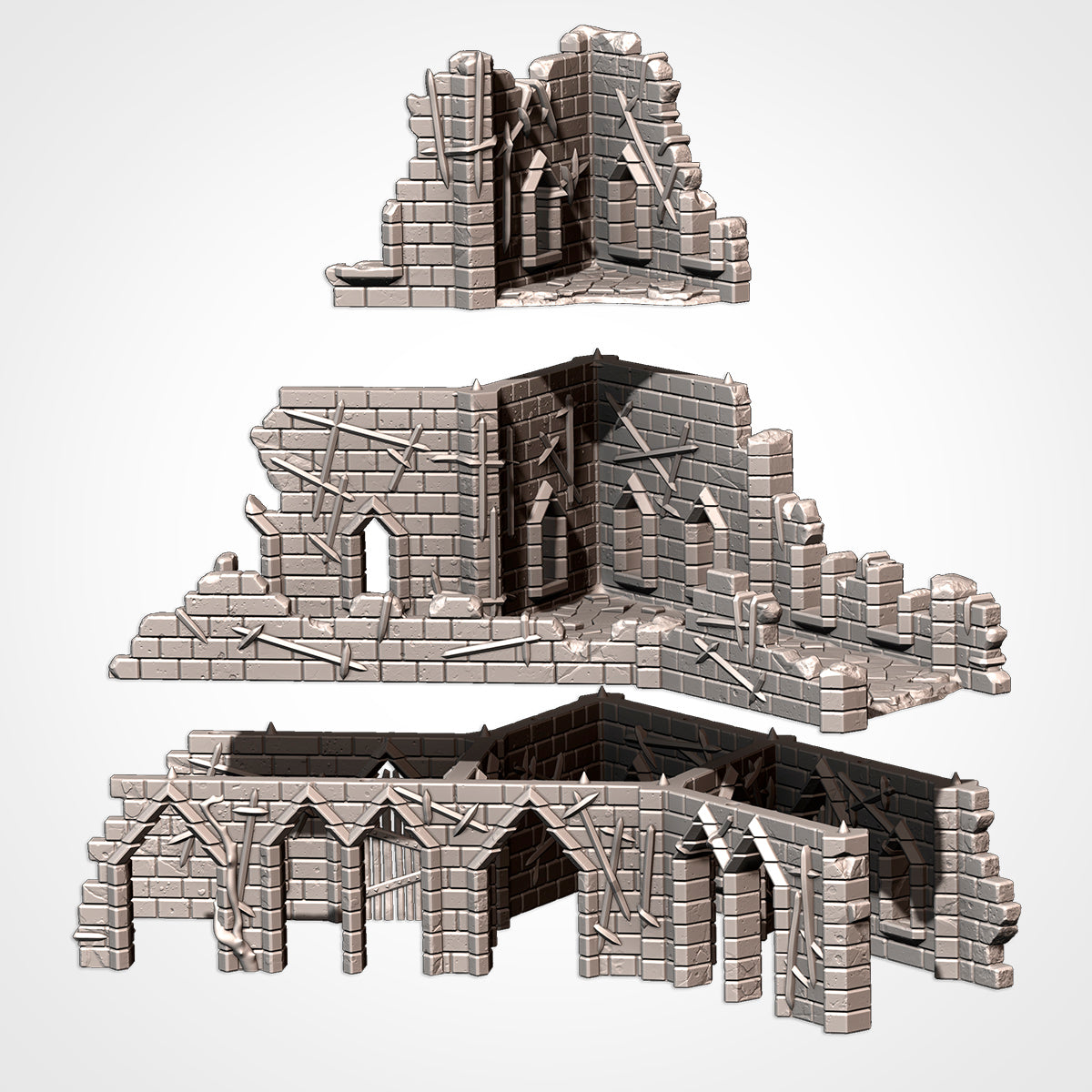 Cursed Fortress - Ruined Building 1