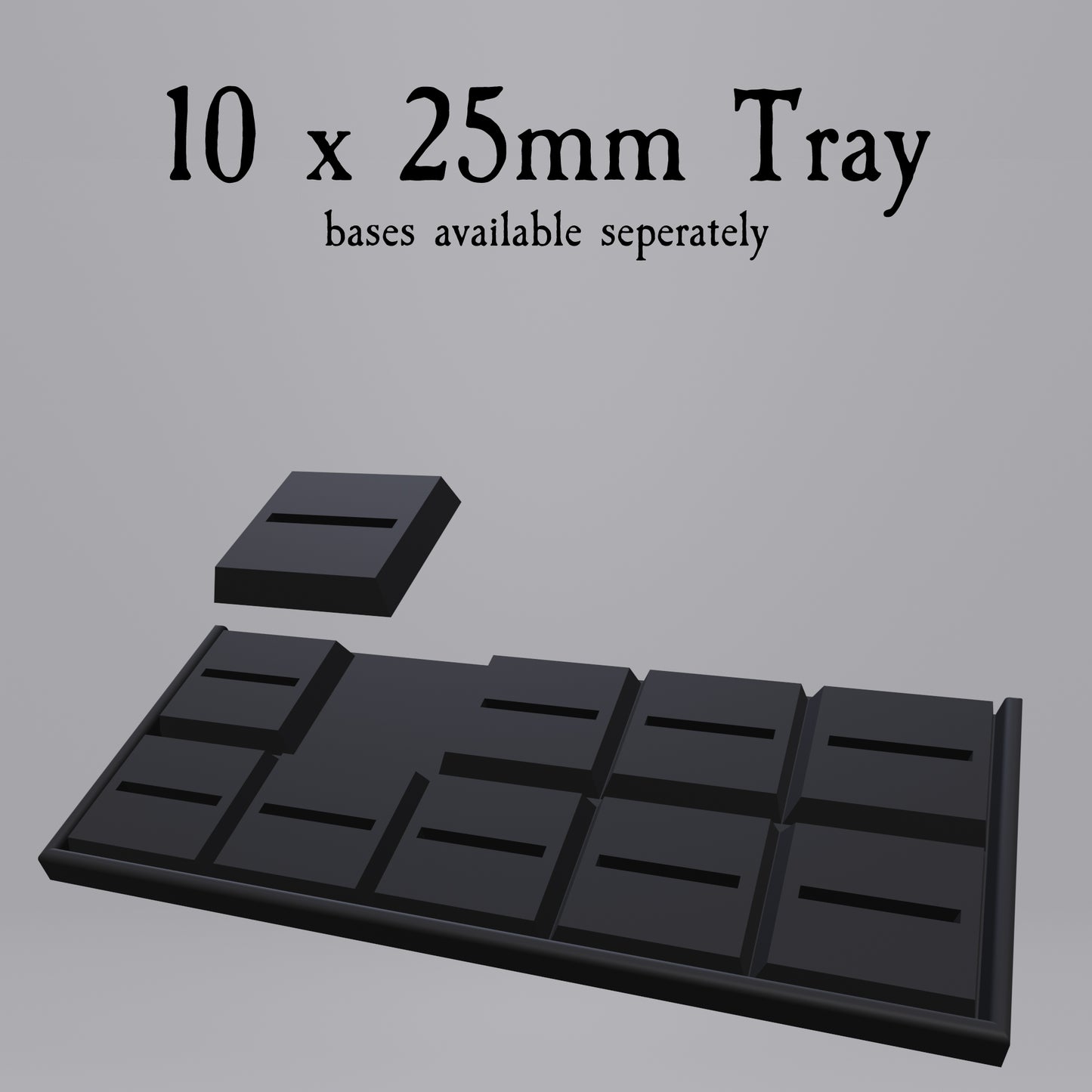 10 x 25mm Movement Tray