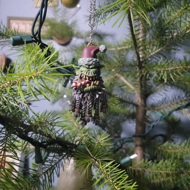 Orc Bitz - Santa Orc Ornaments