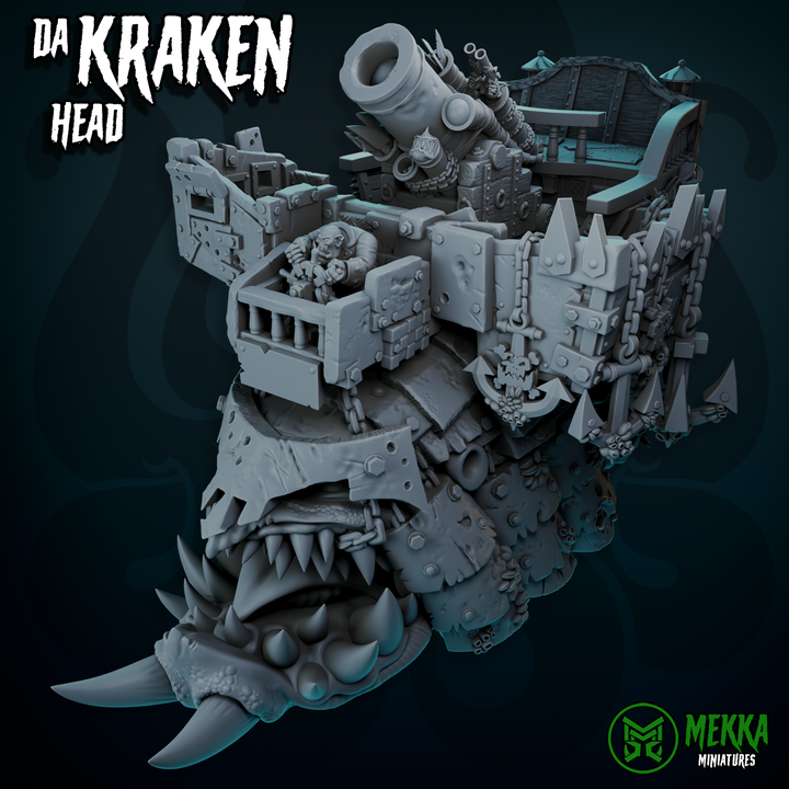 Armored Kraken Head - Forward Artillery Section