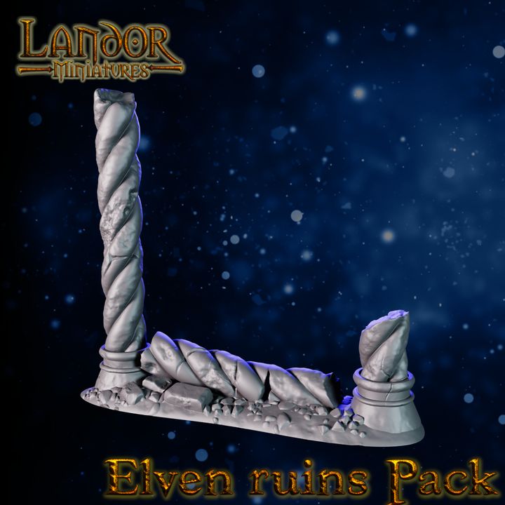Elven Ruins Scatter Set