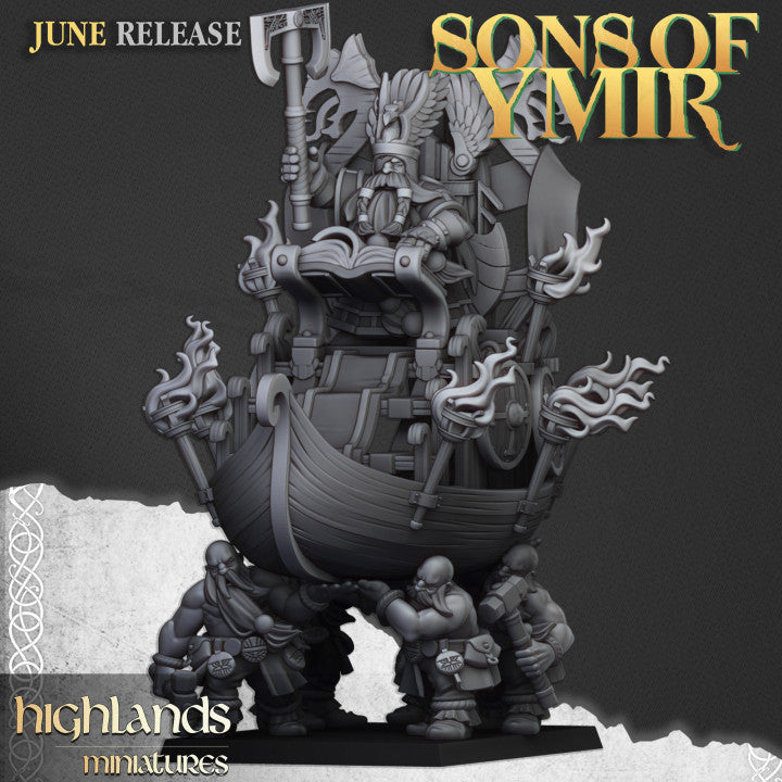 Sons of Ymir - Dwarf High King on Throne