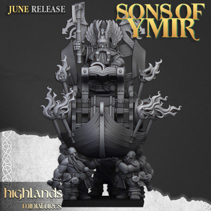 Sons of Ymir - Dwarf High King on Throne