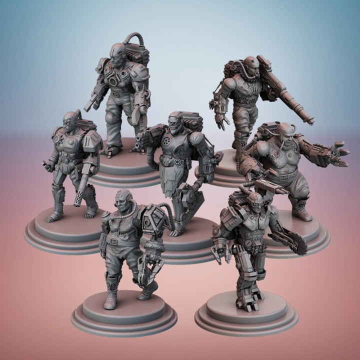 Hazard Automata Walkers