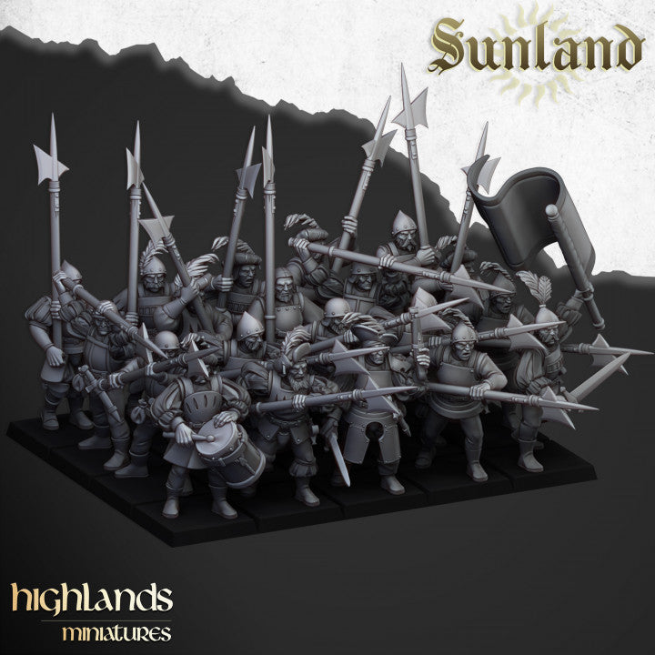 Sunland - Halberd Soldiers