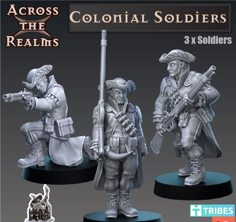 Colonial Soldiers - Conscript Rifles