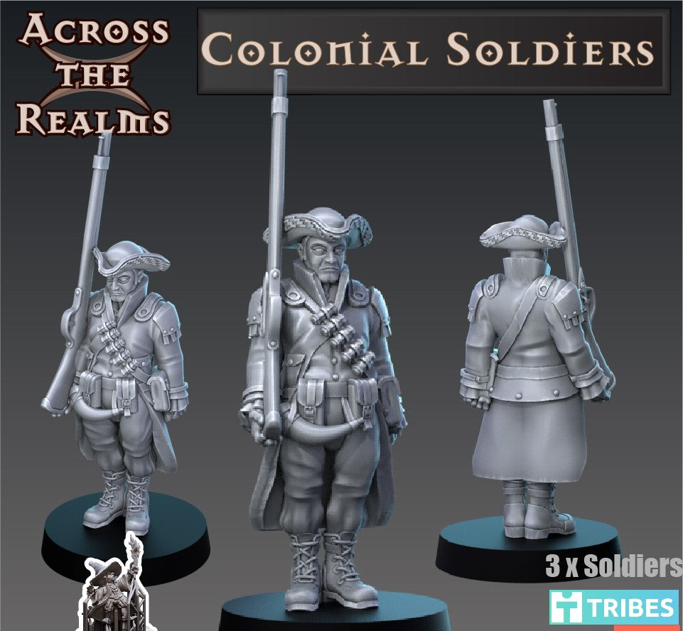 Colonial Soldiers - Conscript Rifles