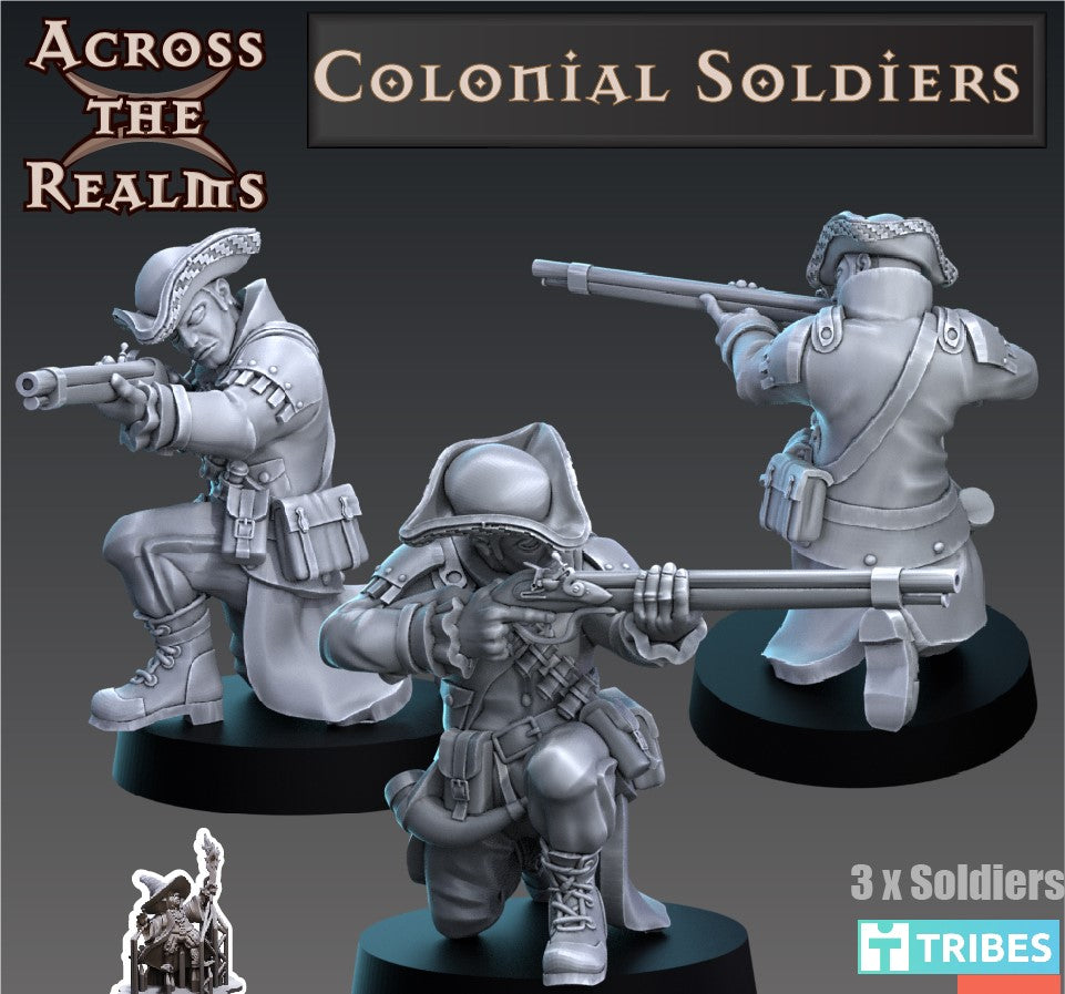 Colonial Soldiers - Conscript Rifles
