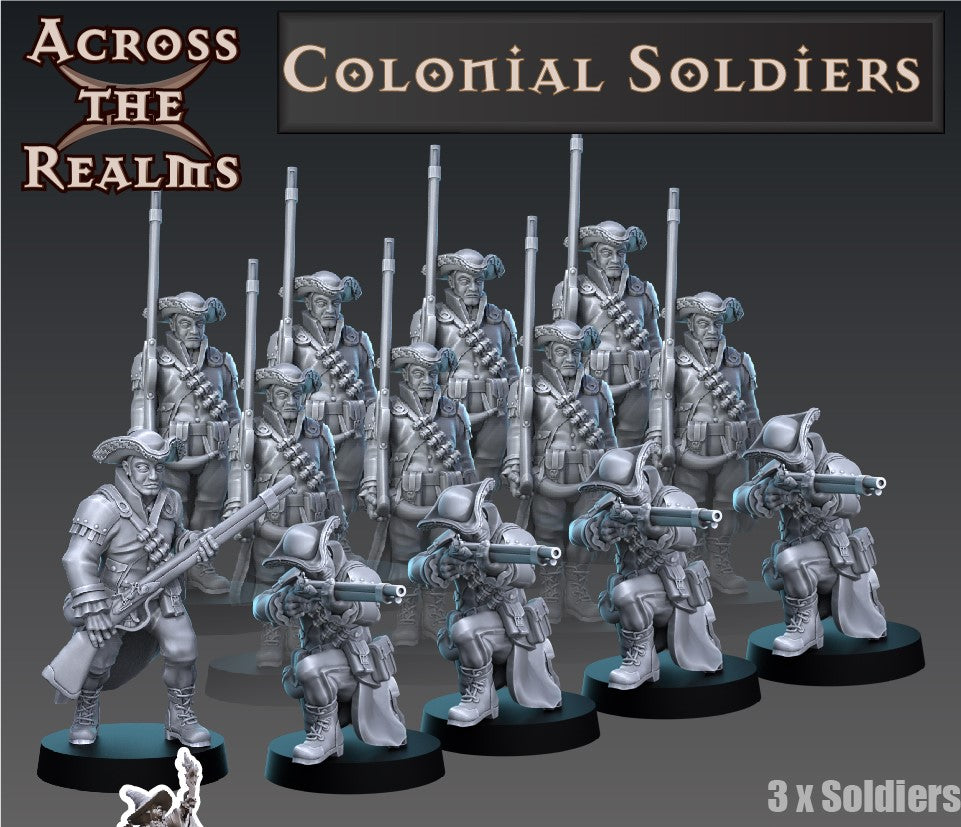 Colonial Soldiers - Conscript Rifles