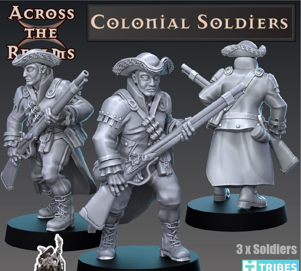 Colonial Soldiers - Conscript Rifles