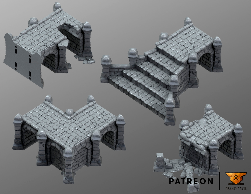 City Ruins Raised pathways