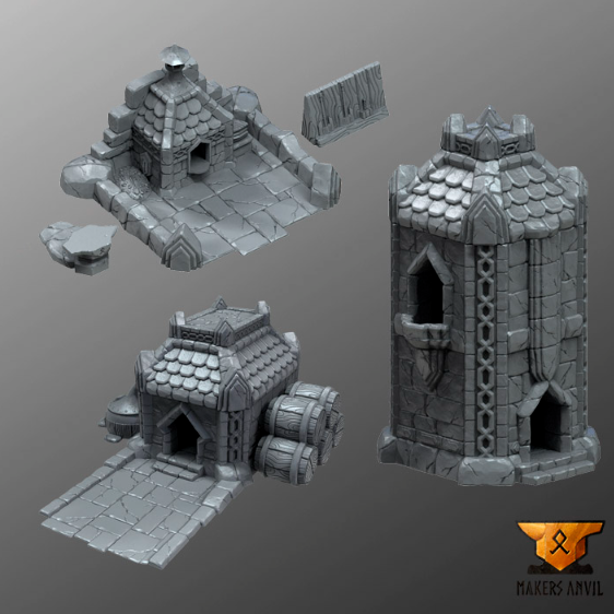 Dwarf Settlement Set