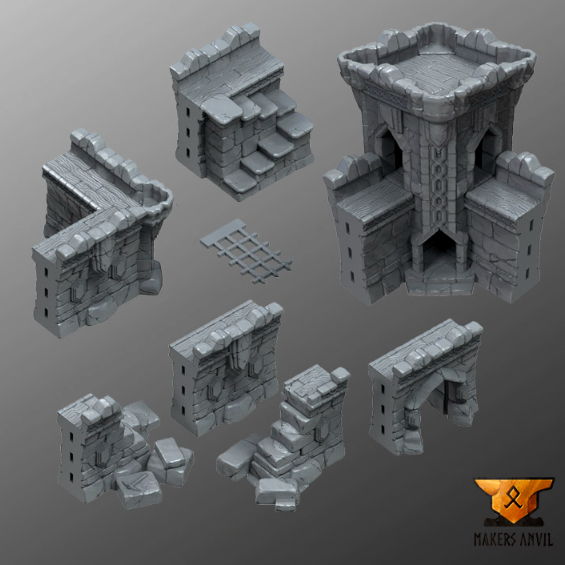 Dwarf Settlement Walls