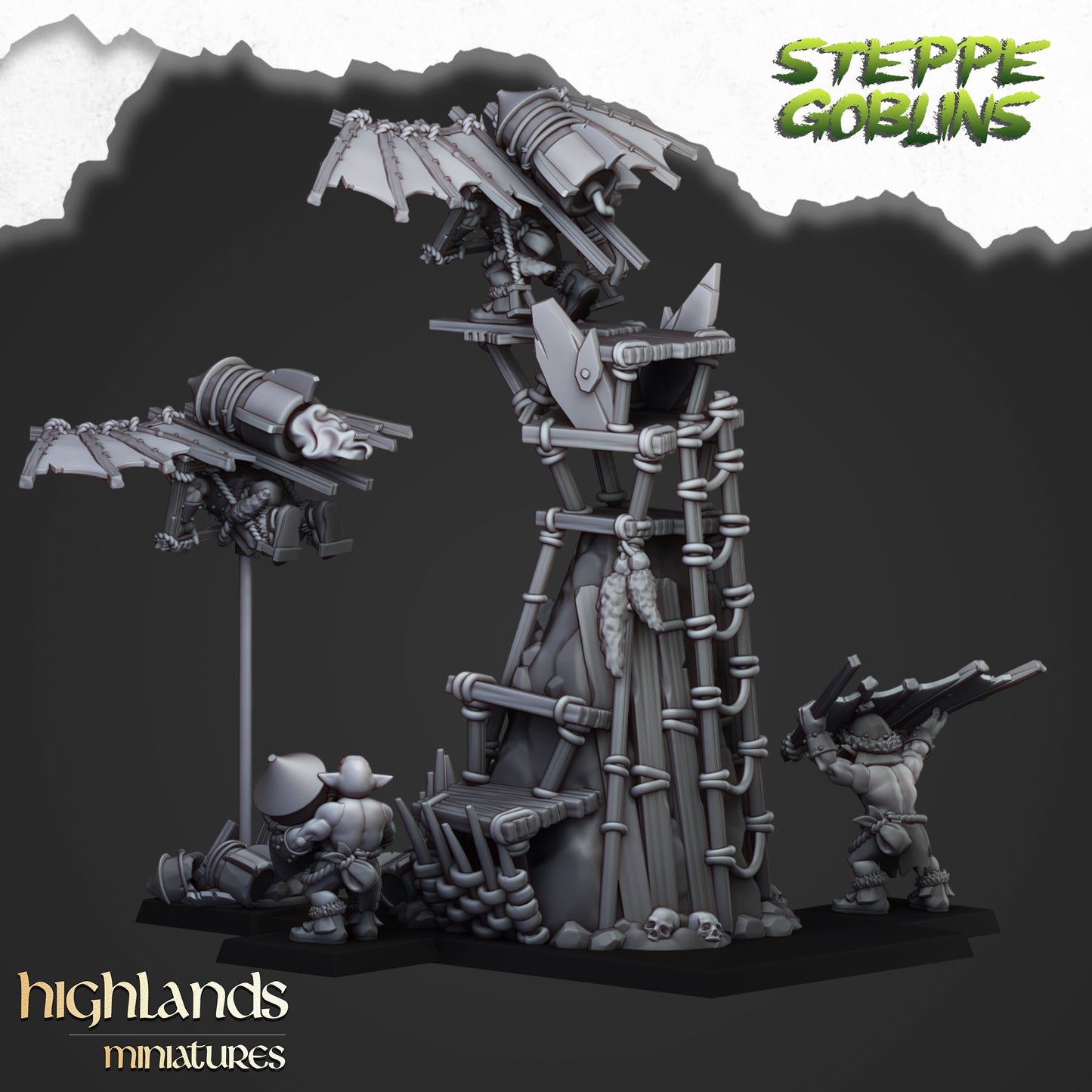Flying Steppe Goblins & Launcher