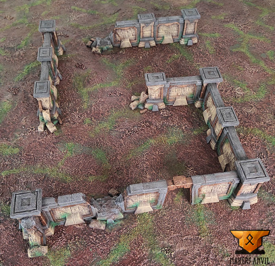 Forgotten Temple Walls