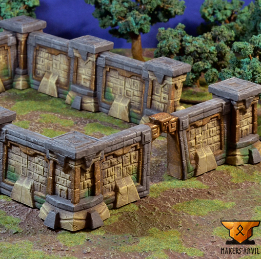 Forgotten Temple Walls