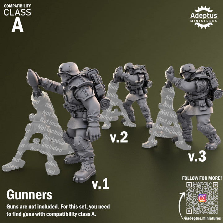 Grimstone Legion - Heavy Support Weapon Gunners