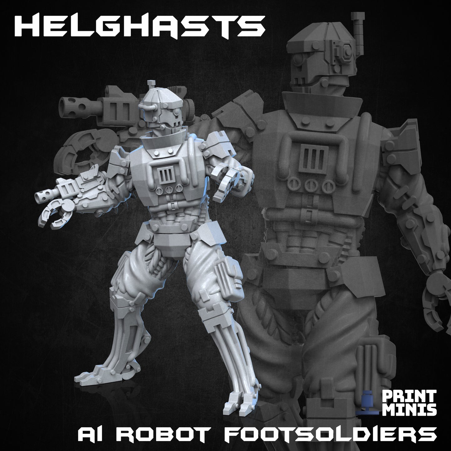 The Authority - Helghasts Robotic Foot Soldiers