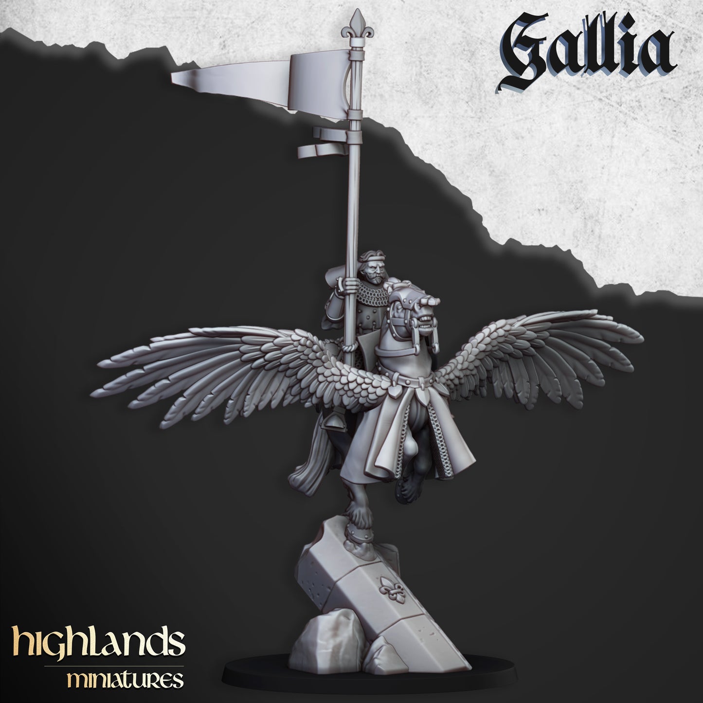 Gallian - Royal Knights on Pegasus (commands)