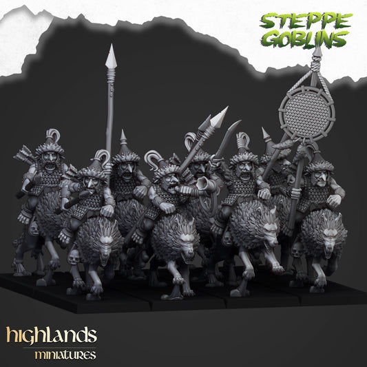 Mounted Steppe Goblins w Spears