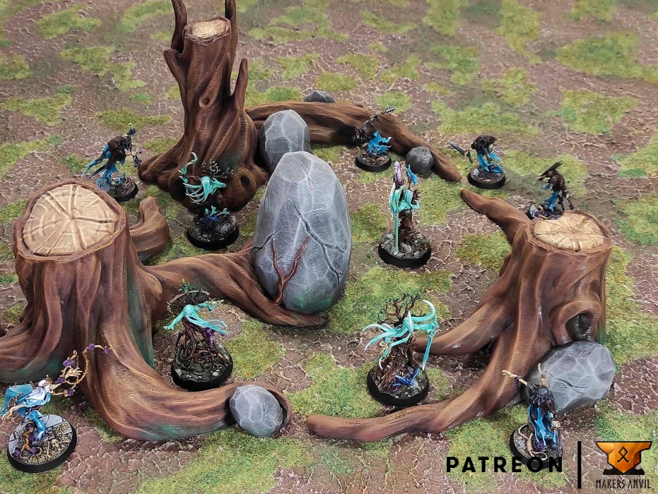 Magical Forest Circle Tree