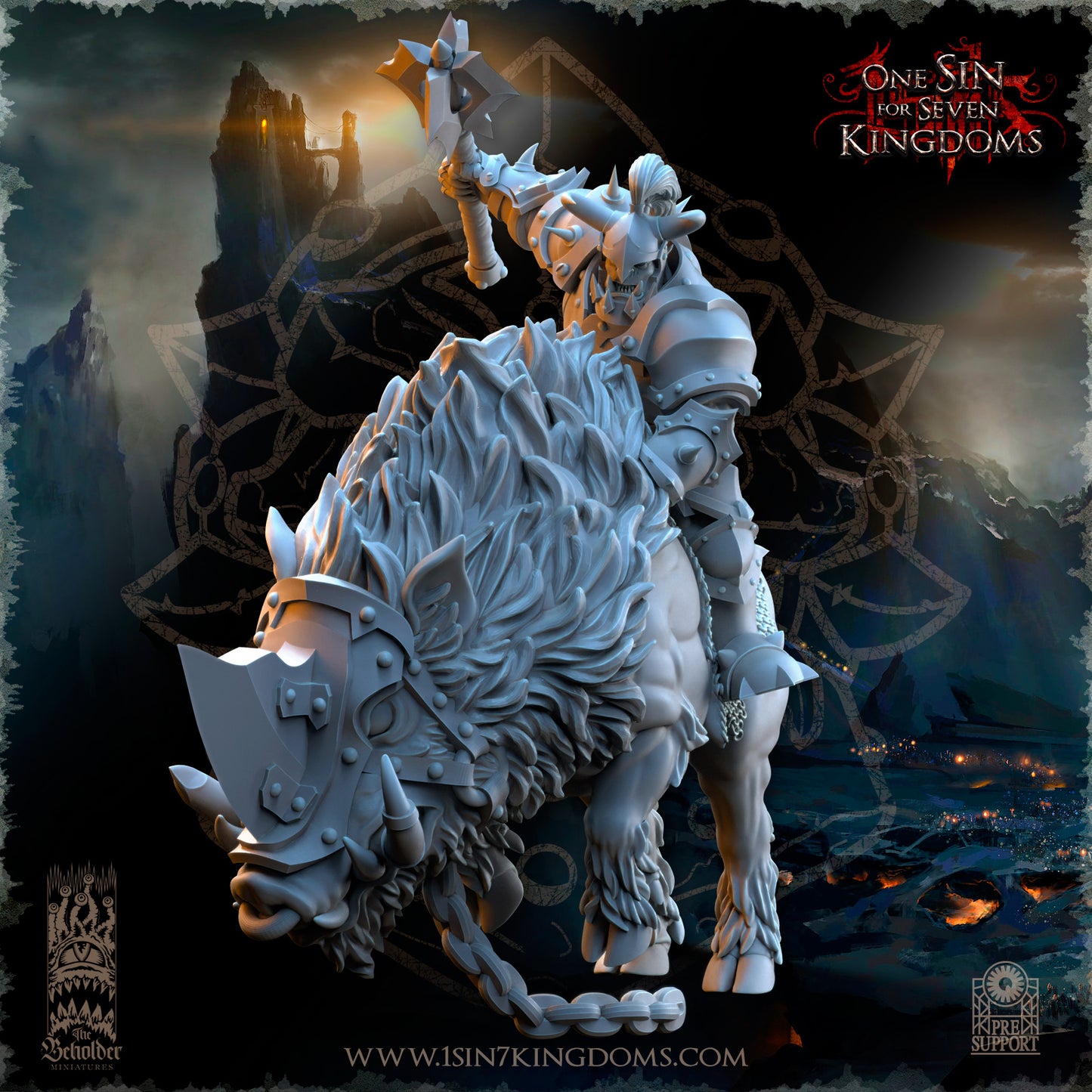 Nestah Orc - Beast Boar Riders