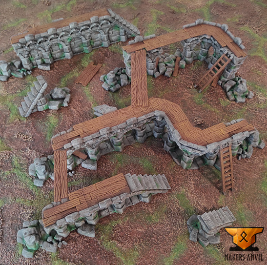 Ruined Town Modular Walls