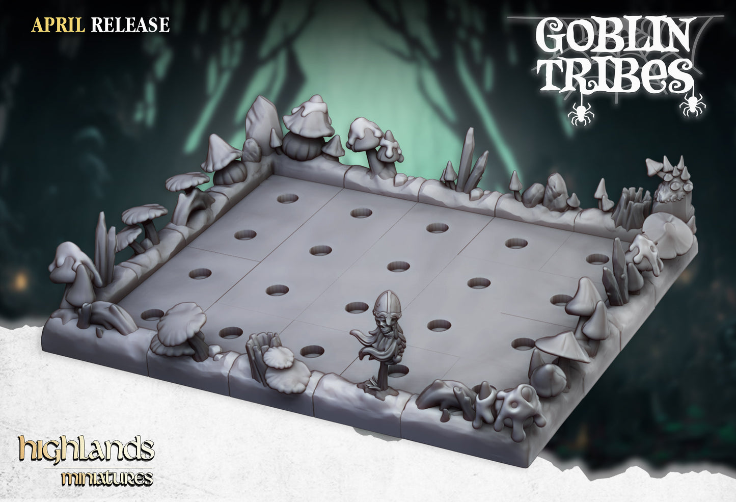 Swamp Themed Movement Tray