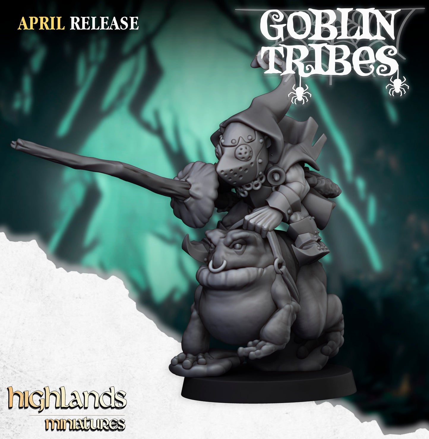 Swamp Goblin - Frog Riders w sticks