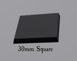30mm Square Bases