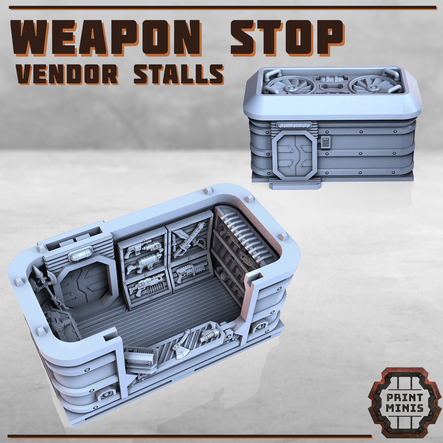 Vendor Stalls - Weapon Stop