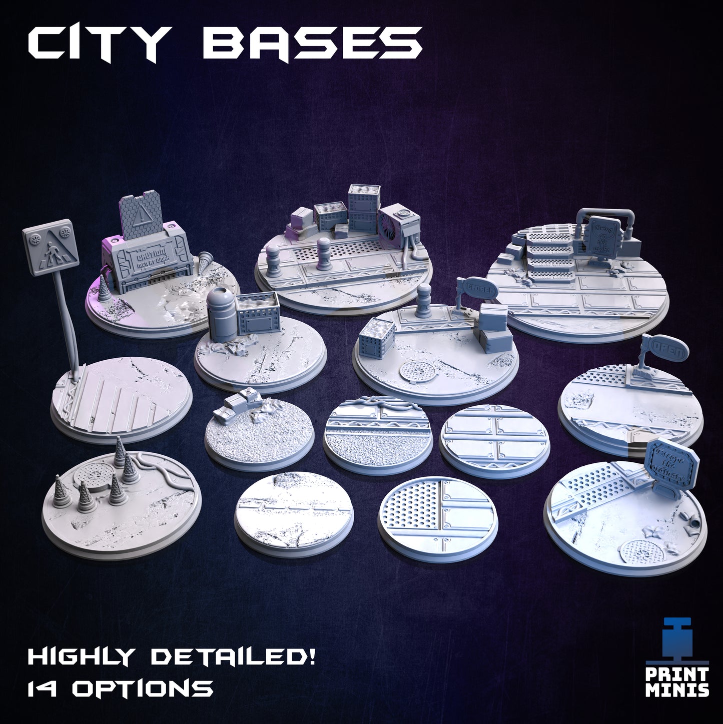 Sci-fi City Style Base Packs