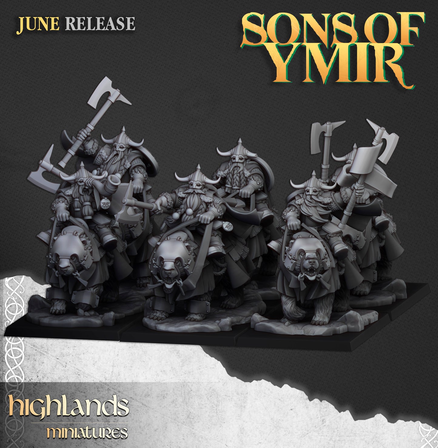 Sons of Ymir - Heavy Dwarf Cavalry