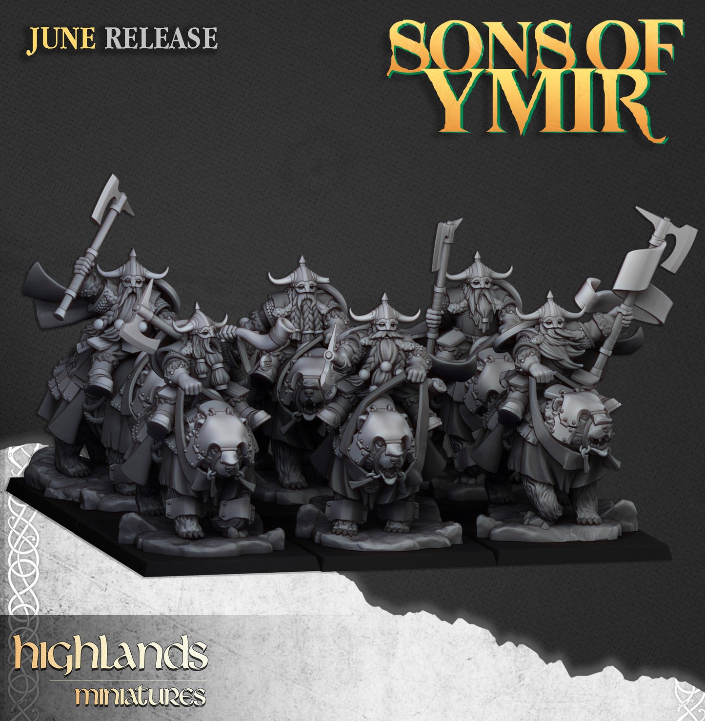 Sons of Ymir - Heavy Dwarf Cavalry