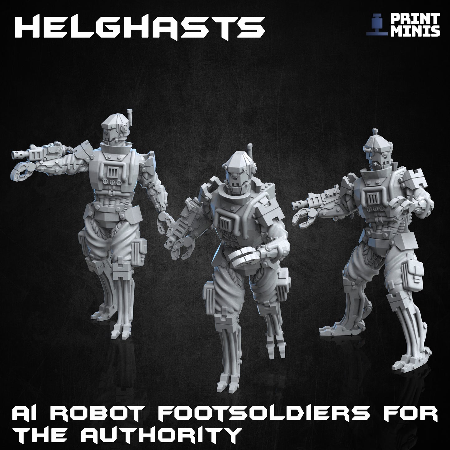 The Authority - Helghasts Robotic Foot Soldiers