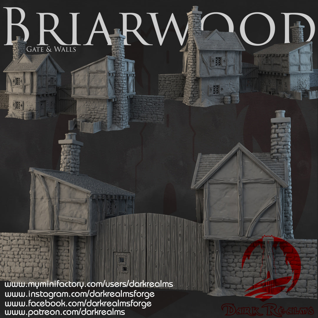 Briarwood - Gatehouse & Walls
