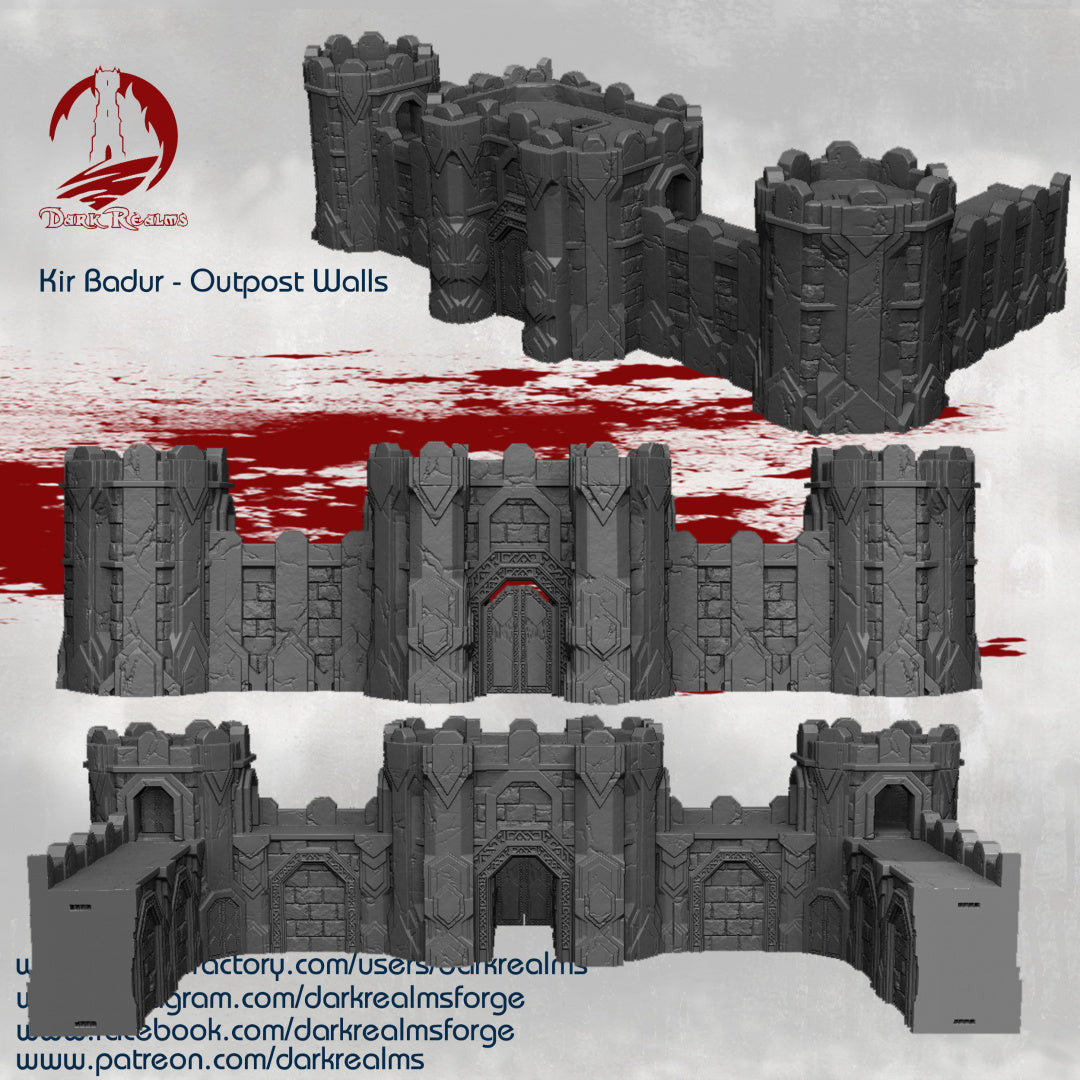 Dwarf Fortress - Kir Badur Walls