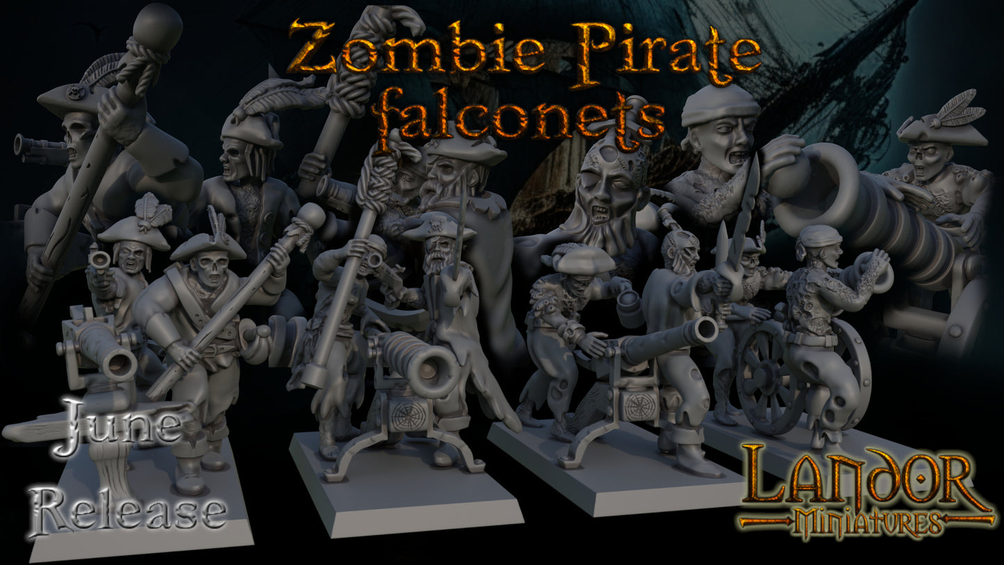 Zombie Pirate Falconets
