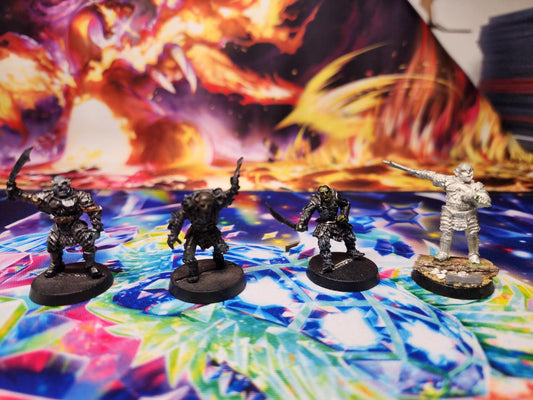 LOTR - 4x Named Orc Commanders