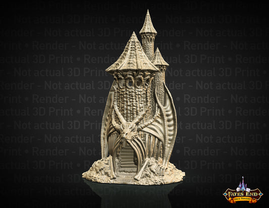 Skeletal Dragon Dice Tower