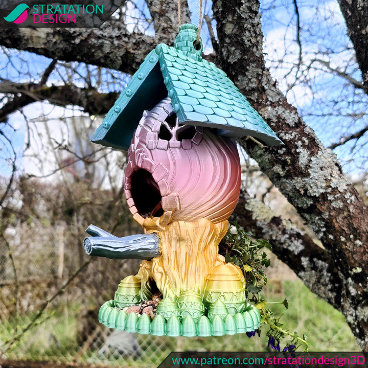 Easter Egg Birdhouse