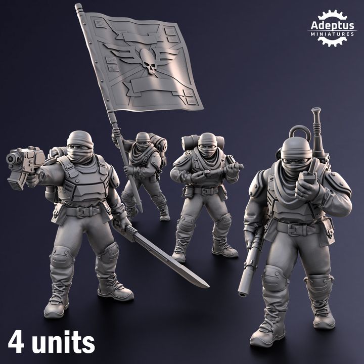 Sandshroud battalion - Command Squad