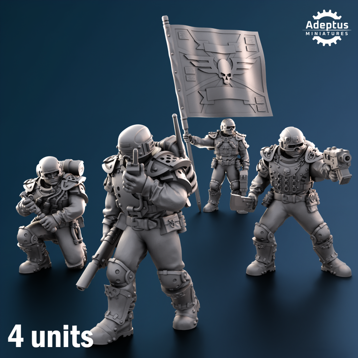 Grey Plate - Command Squad