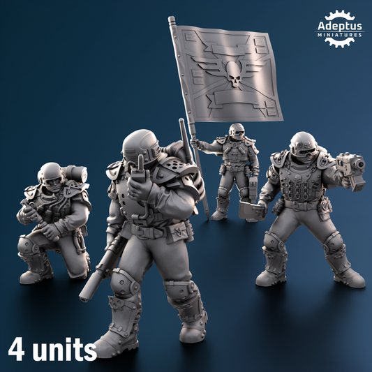 Grey Plate - Command Squad