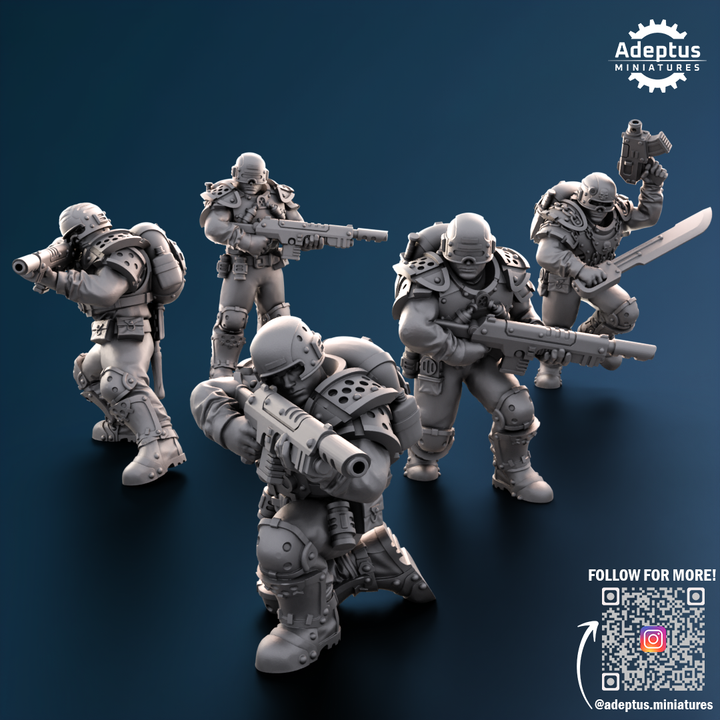 Grey Plate - Guardsmen
