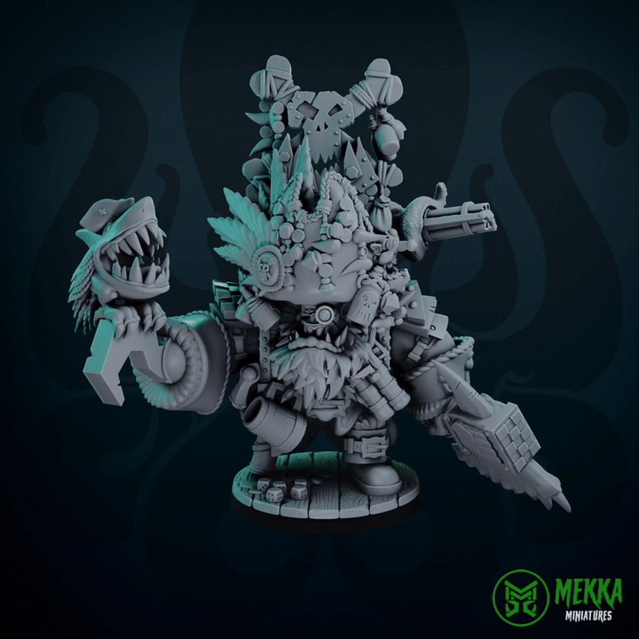 Pirate Warboss in Mega Armour