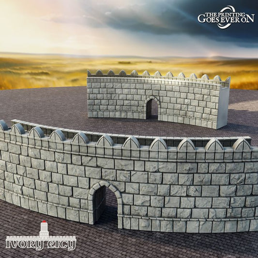 Curved Wall - Small Gate