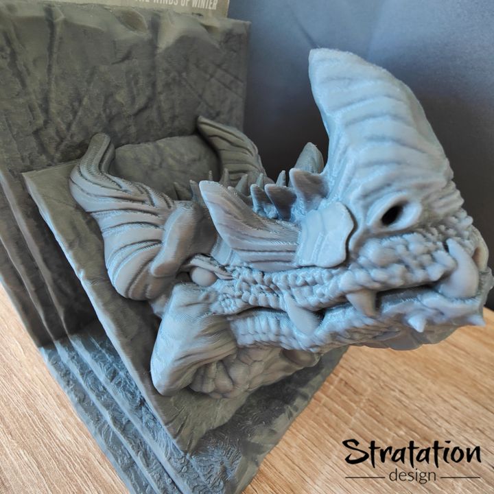 Draconic Bookend and Holder